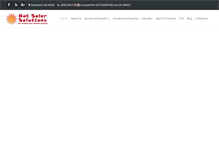 Tablet Screenshot of hotsolarsolutions.com